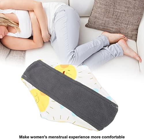 Egészségügyi Pad, 5db Újrafelhasználható Menstruációs Párna Mosható Szövet Menstruációs Párna Egészségügyi betét Kényelmes