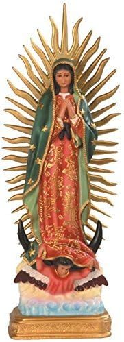 23.5 Hüvelyk Vörös Arany A Hölgy Guadalupe Vallási Figura