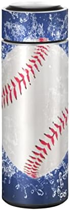 Glaphy Baseball Labdát, 12 oz Víz Üveg BPA-Mentes, Rozsdamentes Acél, Hőszigetelt Üveg Vizet, az Iskola, Iroda, Konditerem,