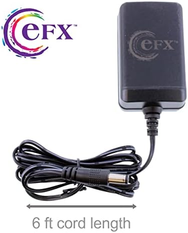 EFX 12VDC 3.0 EGY ETL Felsorolt Túlmelegedhet Védett AC 100-240V DC 12V-os Adapter Fali Transzformátor Töltő 6Ft Kábel, Fekete
