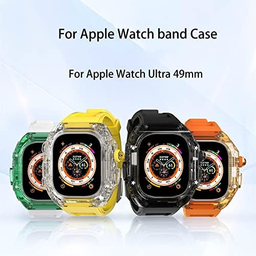 HEPUP Városi Sport MOD Készlet Apple Nézni Ultra 49mm Sorozat 8 7 6 5 4 SE Band Karkötő Heveder Watchband a könnyített Masszív