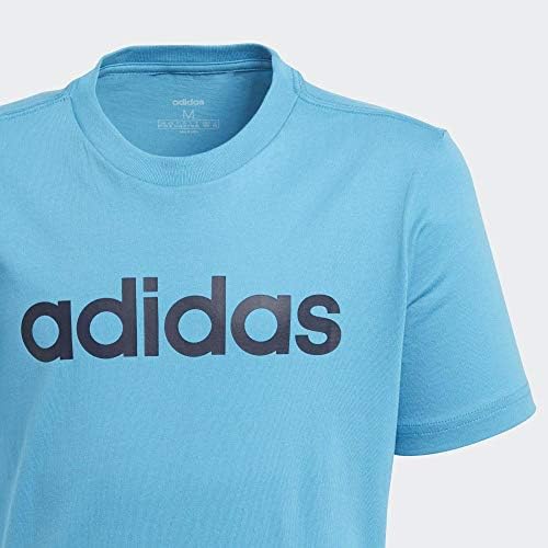 adidas Fiú Tshirt Logo Tee Futó Essentials Lineáris Képzési Gyerekek DV1814 Új (116/5-6 Éves)