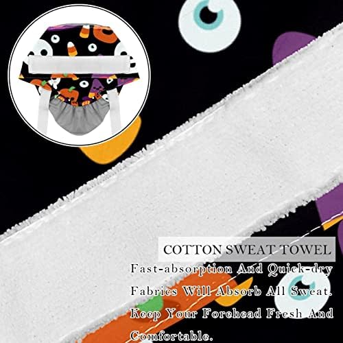 RATGDN Orvosi Sapkák a Nők Gombok Hosszú Haj, 2 Darab Állítható Dolgozó Kap, Halloween Koponya Fekete