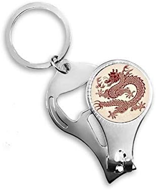 Kínai Sárkány Állat Portré Köröm Zimankó Gyűrű Kulcstartó Sörnyitó Clipper