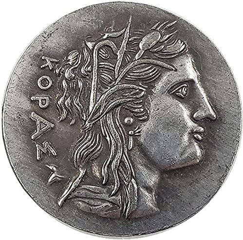 Antik Görög Kézműves Ezüst Dollár Emlékérme 2618