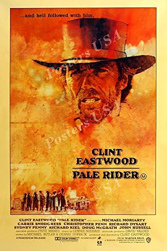 PremiumPrints - Clint Eastwood Pale Rider Film Poszter Fényes Kivitelben Készült az USA-ban - FIL075 (24 x 36 (61cm x 91,5