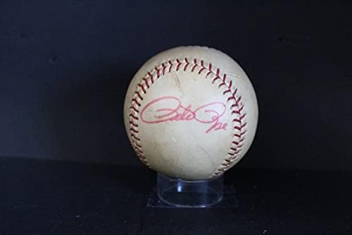 Pete Rose Aláírt Baseball Autogramot Auto PSA/DNS AM13327 - Dedikált Baseball