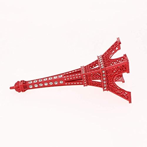 Taotenish Eiffel-Torony Figura Fém Párizsi Eiffel-Torony, Figura, Szobor, mint Ékszer Tartót Vintage Modell Dísz - Piros