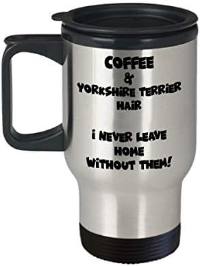 Yorkshire Terrier Utazási Bögre - Vicces, Aranyos Tea Csésze Kávé - Tökéletes Utazáshoz, Valamint Ajándékok