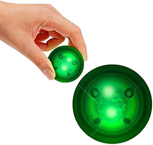 blinkee LED Hatás Aktív Ugráló Labda Zöld | Kézilabda Fallabda Sport | 1,5 Hüvelyk | 1 Labda per Megrendelt Mennyiség.