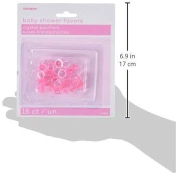 Egyedi Iparágak Mini Műanyag Rózsaszín Cumi Lány Baba Zuhany Szívességet Varázsa, 18 Szám, Db