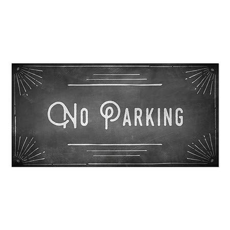 CGSignLab | Nem, Parkolás -Kréta Sarokban Ablak Ragaszkodnak | 24x12