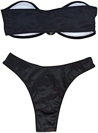 Könnyítsen Bikini Terület Nők Bandeau Kötést Bikini Szett Push Up Brazil Fürdőruha Strandcuccot Szexi Fürdőruha