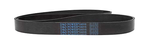 D&D PowerDrive 623K19 Poly V szíj, 19 Zenekar, Gumi
