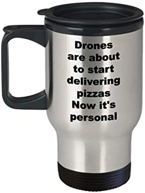 Drónok nyilvánított pizza most már személyes utazási bögre