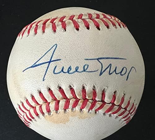 Willie Mays Aláírt Dedikált Nemzeti League Baseball Szövetség Levelet - Dedikált Baseball