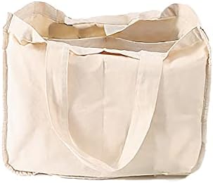 LONGTEN Újrafelhasználható Táskák Nagy Bevásárló Táskák Pamut Eco Tote Bags Tartós Vászon táska Összehajtható Táskák Rekesz