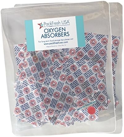 PackFreshUSA: 25 Pack - 200cc Oxigén Abszorber Csomag - Élelmiszeripari - Nem Mérgező - Élelmiszer-Tartósítás - Hosszú Távú
