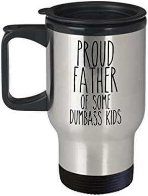 Büszke Apja Valami Hülye Gyerekek Bögre Vicces Apa Utazási Kávét apák Napja