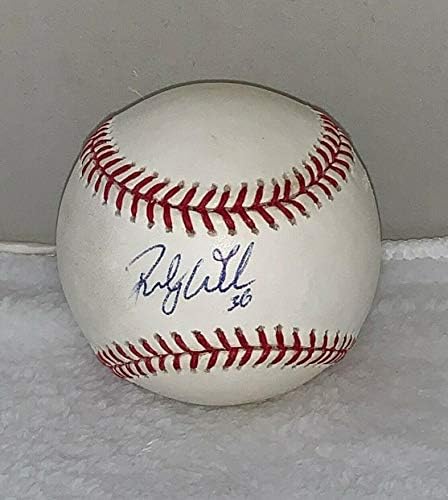 Randy Wells Chicago Cubs aláírt MLB Baseball Labda aláírt - Dedikált Baseball