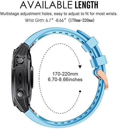 BEFIA Szilikon Okos Watchband A Garmin Fenix 7 7 X 7-ES 6X 6 Pro 5X 5 Plusz 3HR Easy Fit gyorskioldó 20 26 22mm Karszalag