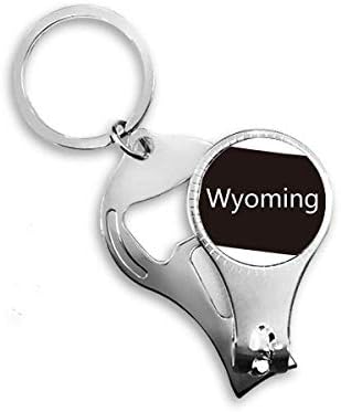 Wyoming Az Egyesült Államok Köröm Zimankó Gyűrű kulcstartó Sörnyitó Clipper