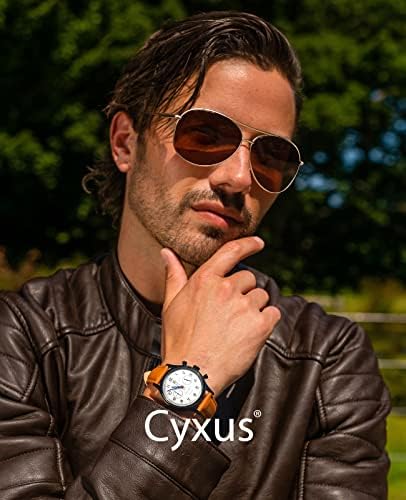 Cyxus Polarizált Aviator Napszemüveg a Férfiak a Nők Klasszikus Tükrös Lencse-UV Védelem