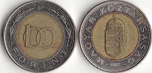 Európai Magyarország 100 Fulin Érmék Két Színű Fém Érmék Két-Szín Intarziás decoir Év Random Külföldi Érmék