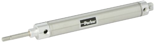 Parker 1.06DPSR06.0 Rozsdamentes Acél Levegő Hengeres, Kerek Test, Kettős működésű, Pivot & Orr-Hegy w/ Pivot-Pin-kódot,