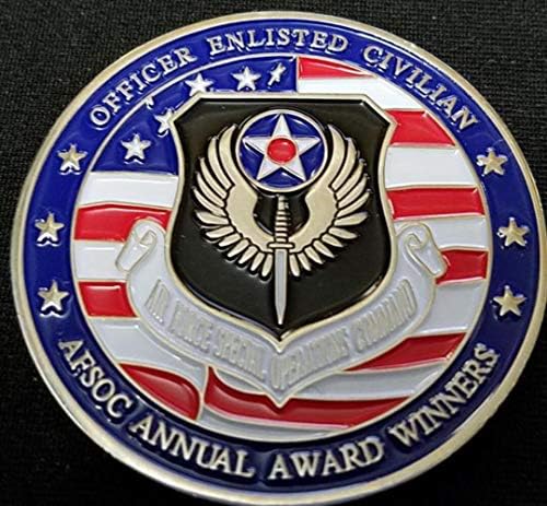 Ultra Ritka USAF AFSOC Parancs Kiváló Pilóta & Civil, aki A 2006-os Év Kihívás Érme