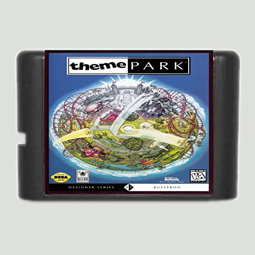 Téma Park 16 bit MD Játék Kártya Sega Mega Drive-Genesis-NTSC-J