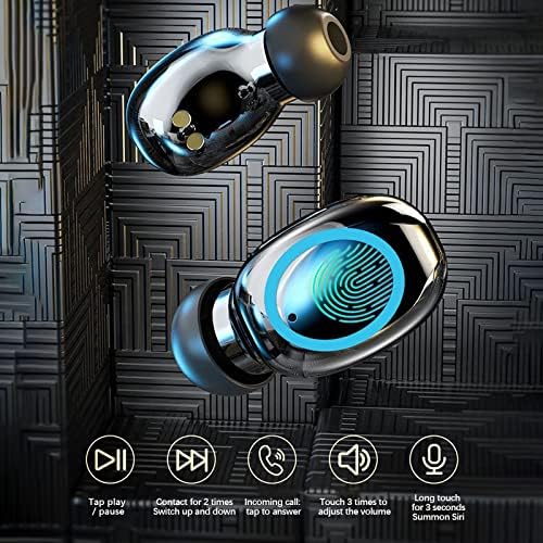Fülhallgató Vezeték nélküli Bluetooth Fülhallgató Mikrofonnal - zajszűrő fülhallgató Hordozható Töltő Bin Gaming Headset