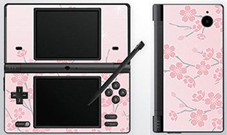 Rózsaszín cseresznyevirág Bőr Nintendo DSi Konzol