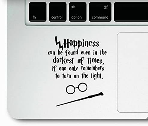 Motivációs Élet Idézet Boldogság megtalálható Egyértelmű Vinil Nyomtatott Matrica Laptop Trackpad Kompatibilis Minden Retina