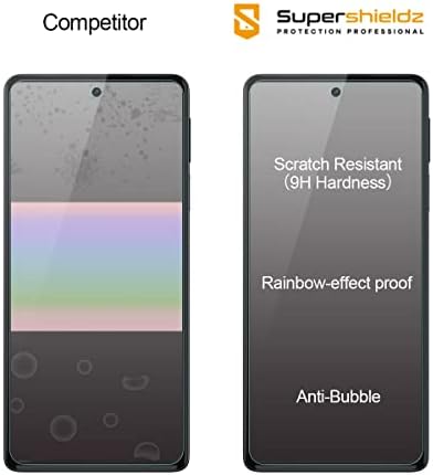 (2 Csomag) Supershieldz Célja a Motorola Edge (2022) Edzett Üveg kijelző Védő fólia, Anti Karcolás, Buborék Mentes