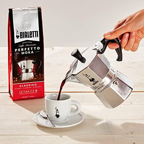 Bialetti - Moka Express: Ikonikus Tűzhely Eszpresszó Kávéfőző, Így Igazi Olasz Kávét, Moka Pot 9 Csésze (14 Oz - 420 Ml),