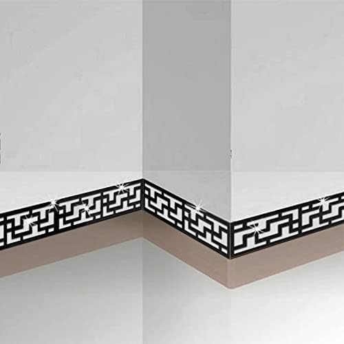 Geometriai Dekoráció a Szobában 3D Fali Matricák Lépcső Nappali Parketta Fényvisszaverő Díszítés Fali Matricák Cserélhető