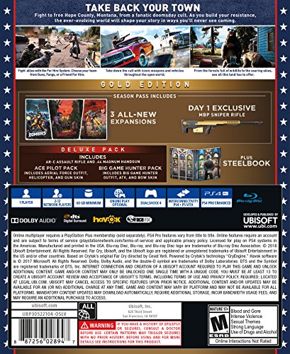 Far Cry 5 Acél könyv - PlayStation 4 Gold Edition