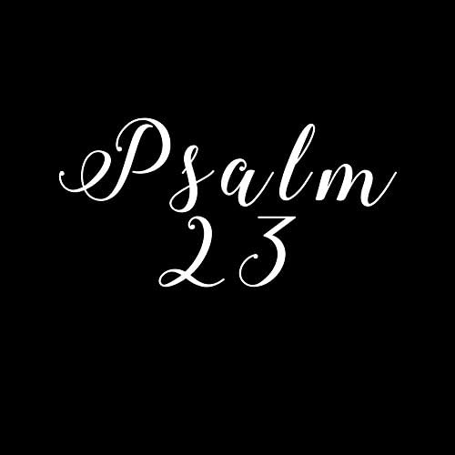 Vallási Zsoltár 23 Bibliai Vers Isten Keresztény Vinyl Matrica, Autó Matrica (6 Fekete)