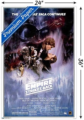 Tendenciák a Nemzetközi 24X36 Star Wars: A Birodalom visszavág - Egy Lap 2 Fali Poszter, 24 x 36, Prémium keret nélküli Változat