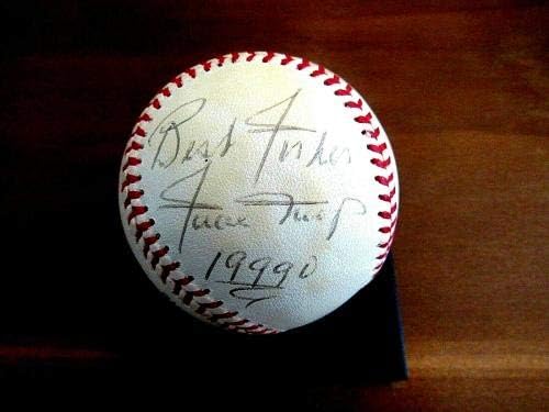 Willie Mays Üdvözlettel 1999 Óriások Mets Hof Aláírt Auto Vtg Onl Baseball Szövetség Lt - Dedikált Baseball