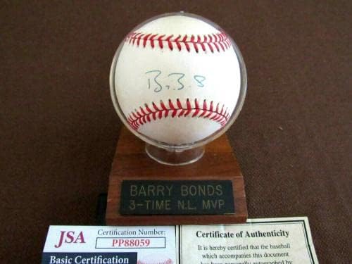 Barry Bonds Sf Óriások Kalózok Hr Király Aláírta Auto Vintage Onl Baseball Szövetség Bázis - Dedikált Baseball