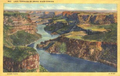 Snake River Canyon, Oregon Képeslap