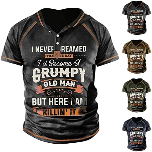 Én Lett Crumpy Öreg, De Hallottam, hogy én vagyok a Gyilkos, Nem Grafikus Inspiráló Mens T-Shirt apák Napja V Galléros Pólók