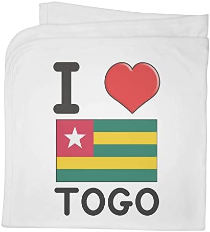 Azeeda 'Szeretem Togo' Pamut Bébi Takaró / Kendő (BY00025974)