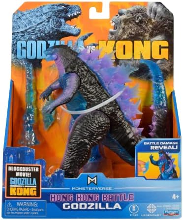 MonsterVerse Godzilla vs Kong 6 HK Csata Godzilla w/Hő-Ray,Többszínű,MNG12000