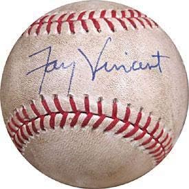 Fay Vincent Dedikált/Dedikált Baseball - Dedikált Baseball