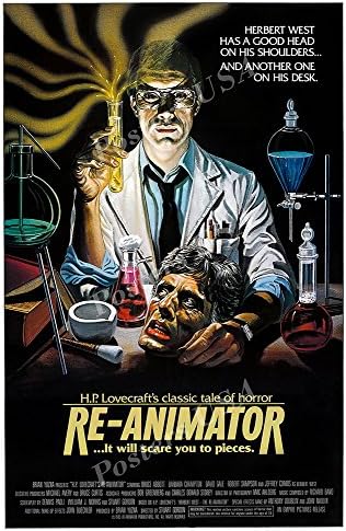 Plakátok USA Re-Animator Reanimator FÉNYES KIVITELBEN Film Poszter - FIL941 (24 x 36 (61cm x 91,5 cm))