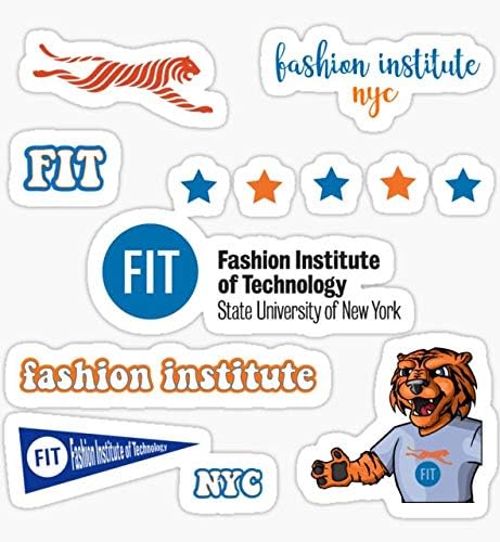 Fashion Institute of Technology Csomag - Matrica Grafikus - Auto -, Fal -, Laptop, Mobiltelefon, Teherautó Matrica Windows,