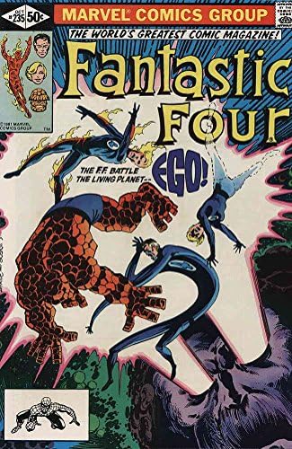 Fantasztikus Négyes (Vol. 1) 235 FN ; Marvel képregény | John Byrne Ego Élő Bolygó